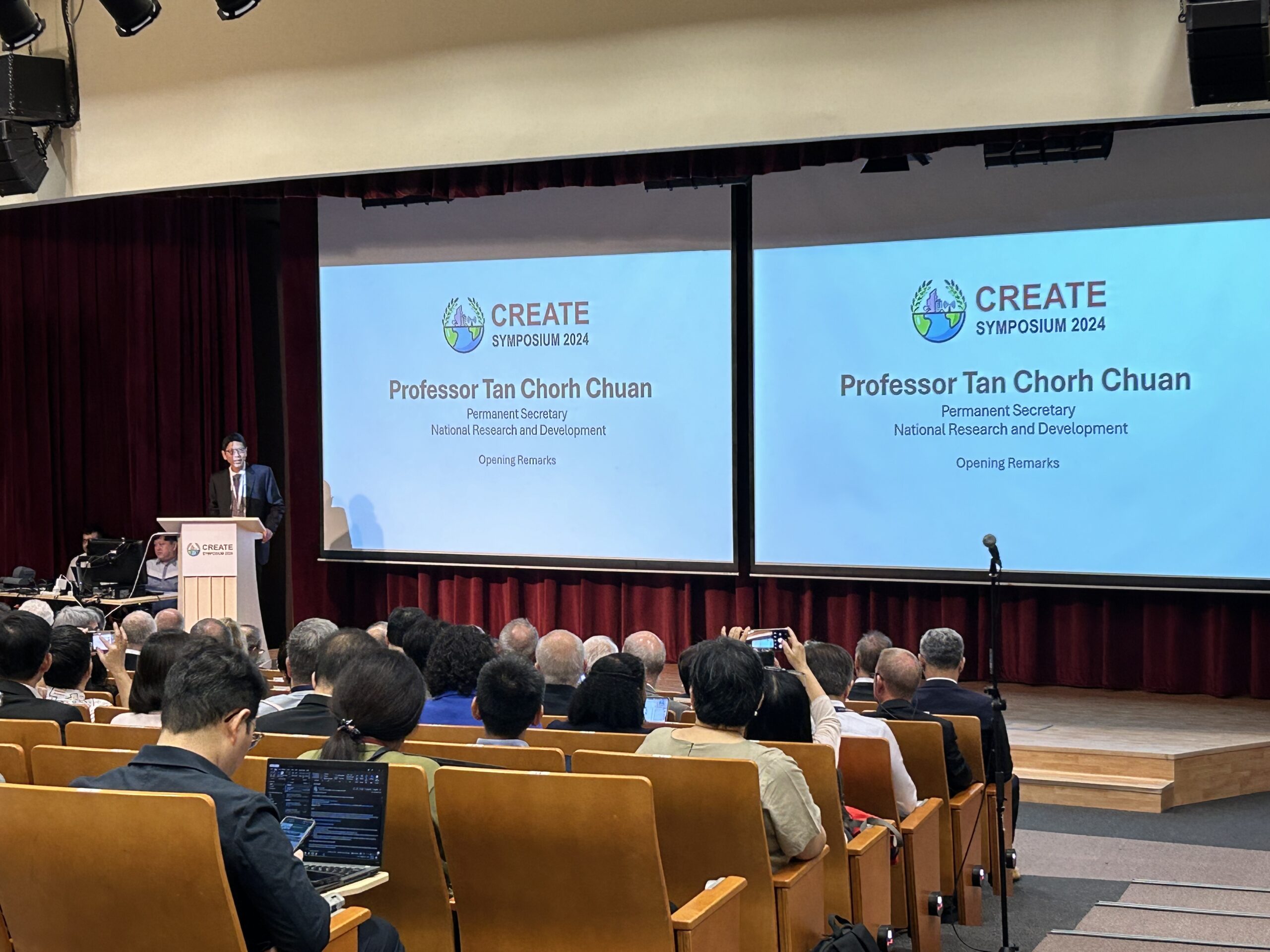 Prof Tan Chorh Chuan, Permanent Secretary (National Research and Development) CREATE Symposium 2024